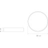 Светильник светодиодный потолочный JAZZWAY PPB SCANDIC-R 36W 4000K GR IP20 5036888